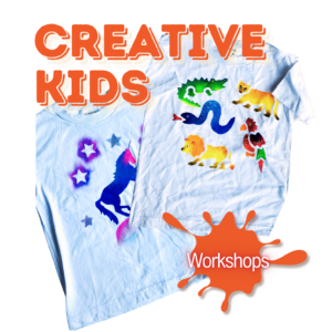 In-Studio Creative Kids: Paint Your Own Tee Summer Fun Workshop!