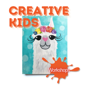 In-Studio Creative Kids: Llama with Roses Summer Fun Workshop!