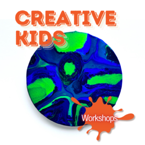 In-Studio Creative Kids: Glow In the Dark Spin Art Paint Summer Fun Workshop!