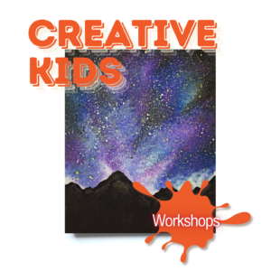 In-Studio Creative Kids: Glow in the Dark Galaxy Summer Fun Workshop!