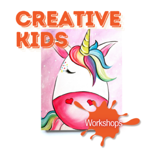 In-Studio Creative Kids: Glow in the Dark Unicorn Summer Fun Workshop!